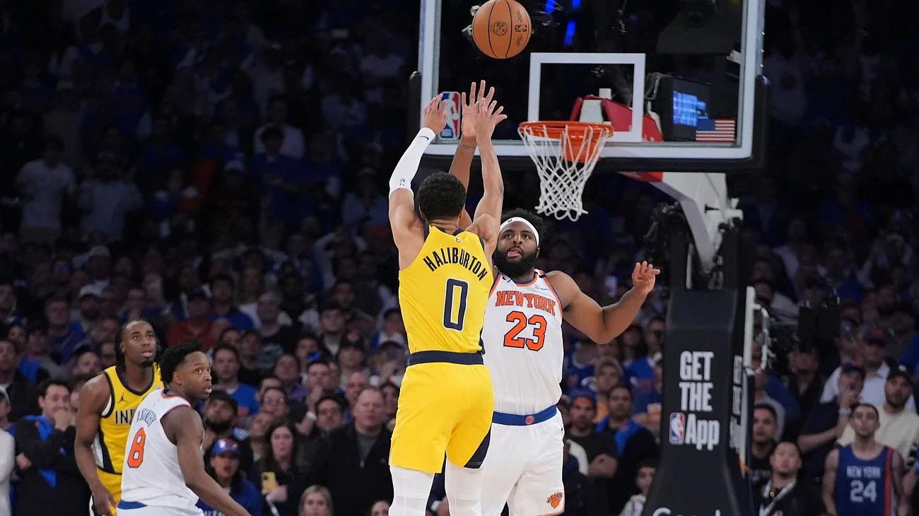 Pacers remontan y se imponen a Knicks en tiempo extra