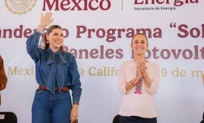 Gobernadora Marina Del Pilar agradece apoyo de Claudia Sheinbaum para la educación en Baja California