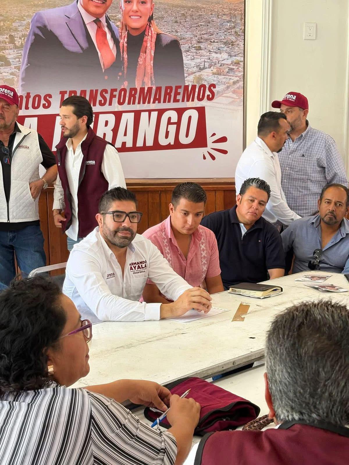 Senador Armando Ayala reafirma apoyo al proyecto de transformación en Durango junto al Dr. Enríquez